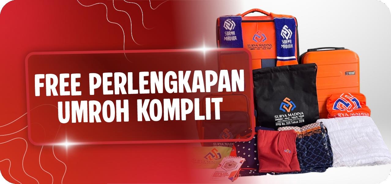Gratis Perlengkapan Umroh Komplit